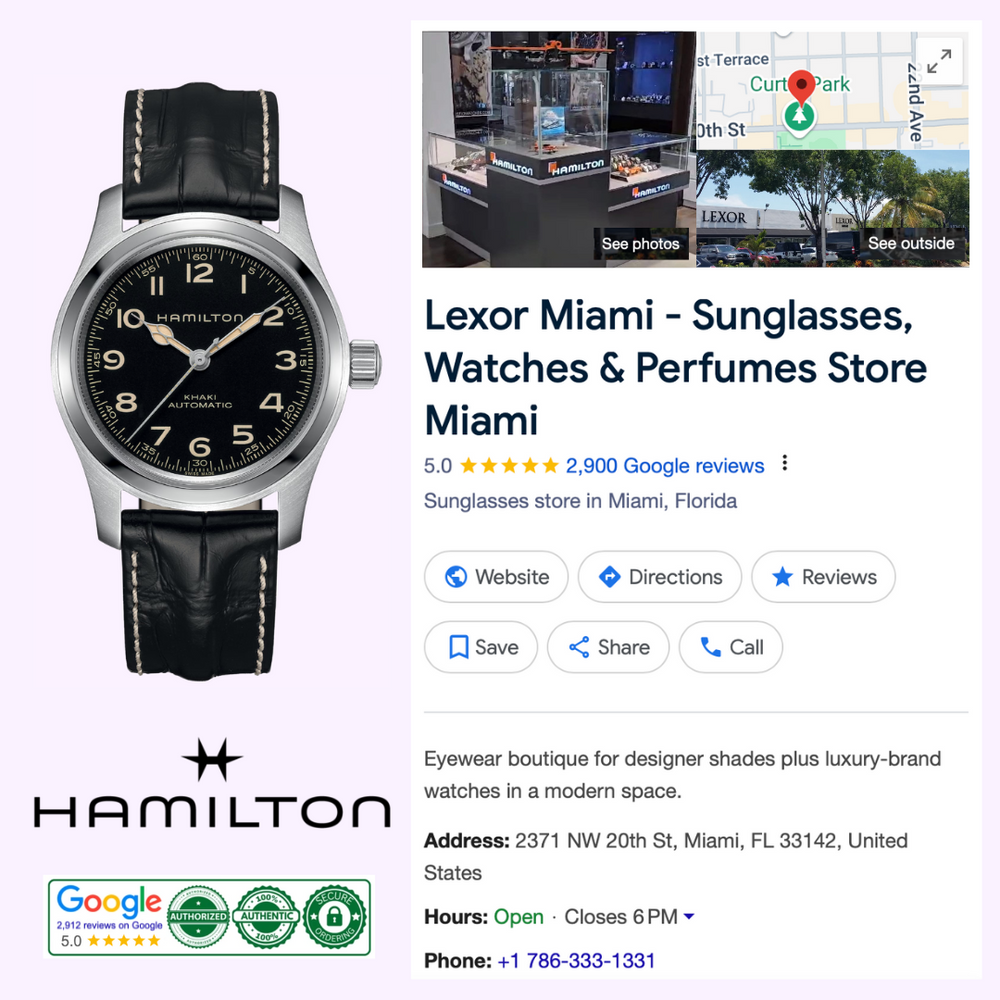 Hamilton Khaki Field Murph H70605732 | Lexor Miami Hamilton Khaki Field Murph H70605732 | Lexor Miami