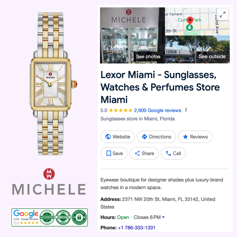 Michele Watches Deco Park Two-Tone 18K Gold-Plated Watch MWW06E000145