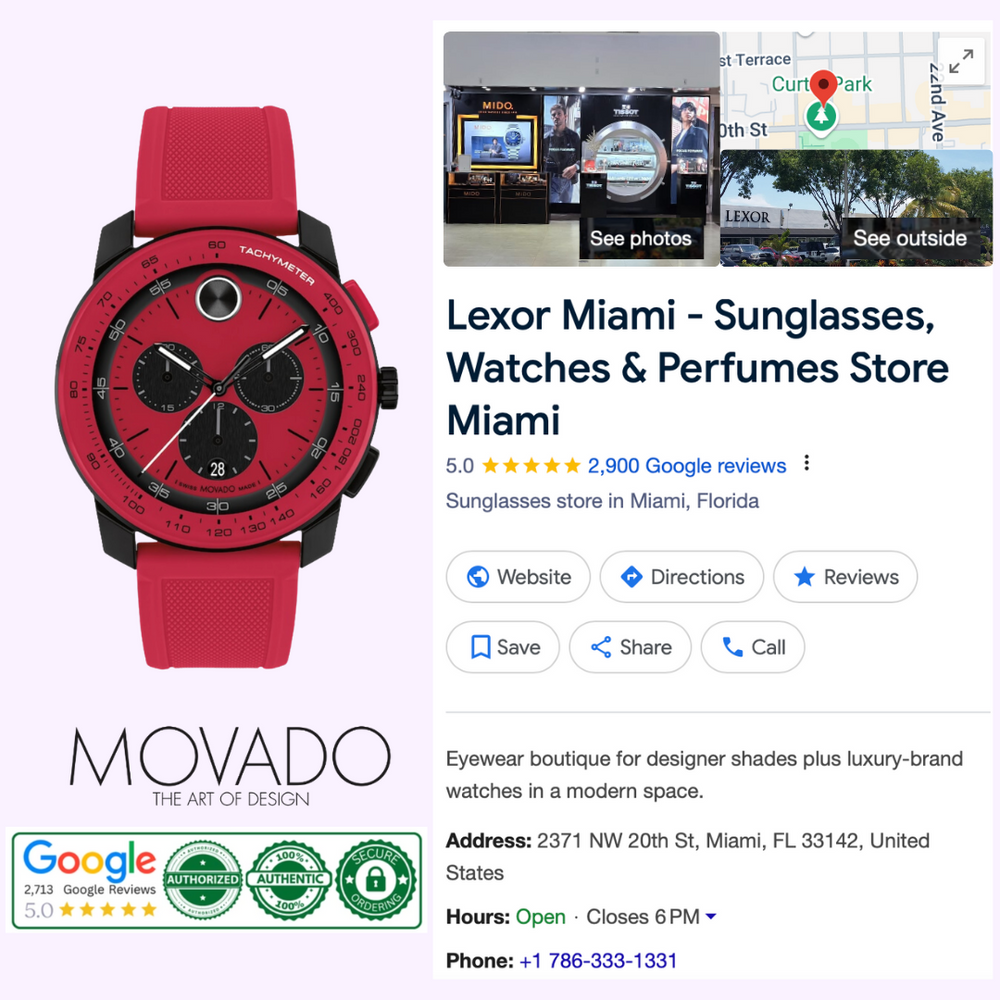 Movado Watches 3601215 Movado BOLD TR90 Men – Lexor Miami