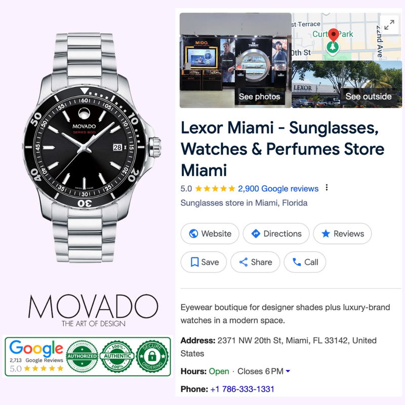 Relógios Movado 2600135 Série 800