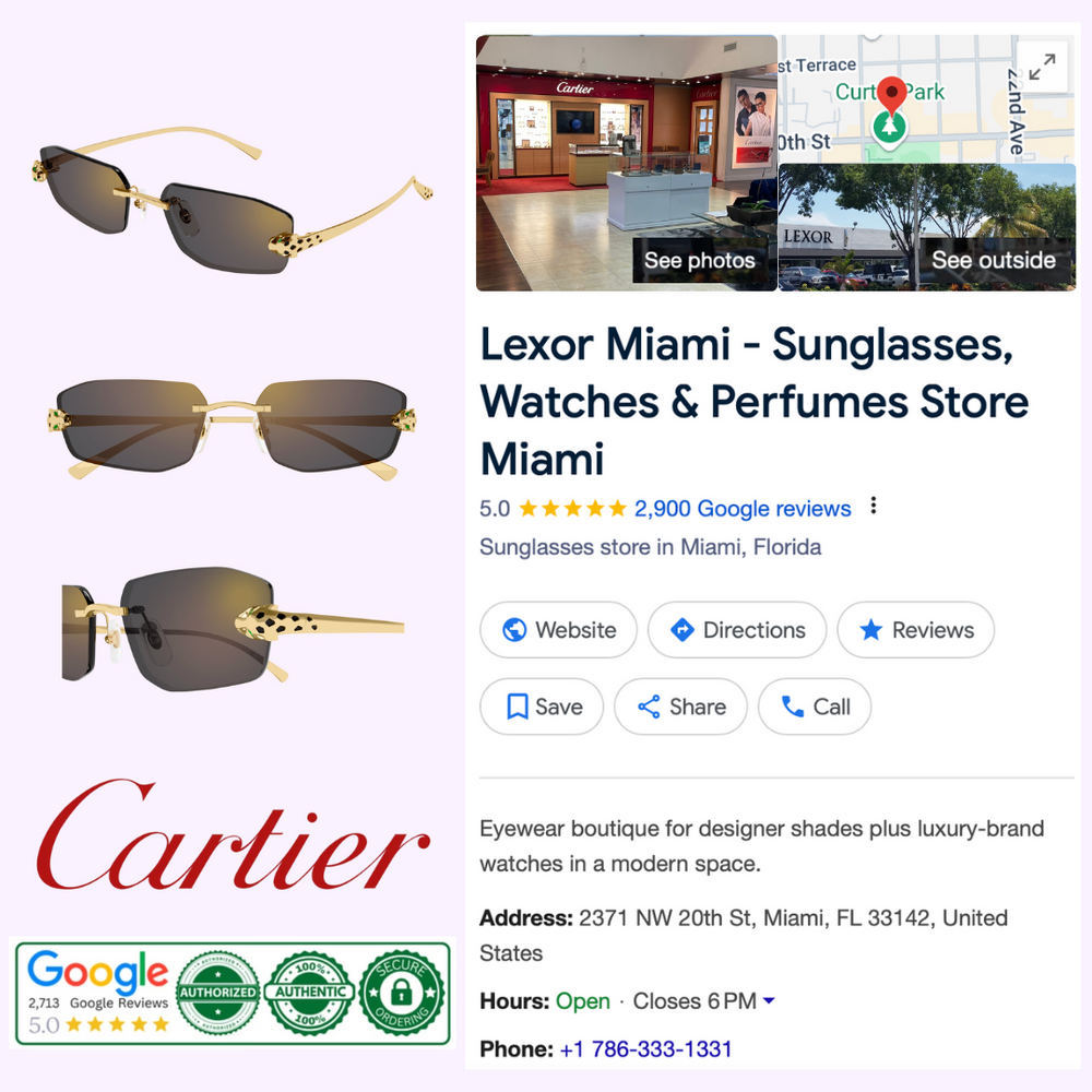 Cartier Sunglasses CT0474S-001 56 UNISEX upc 843023176037