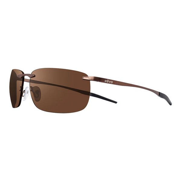 Gafas de sol unisex Revo RE 1170 02 BR Descend Z en marrón satinado
