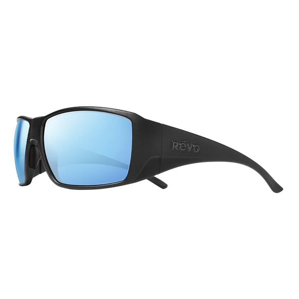 Revo RE 1202 01 BL Dune Matte Black Blue Water Man Sunglasses