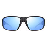 Gafas de sol Revo RE 1202 01 BL Dune Matte Black Blue Water para hombre