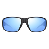 Revo RE 1202 01 BL Dune Matte Black Blue Water Man Sunglasses