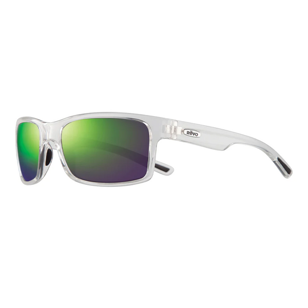 Revo RE 1027 09 GNP Crawler Crystal Evergreen Photo Man Sunglasses