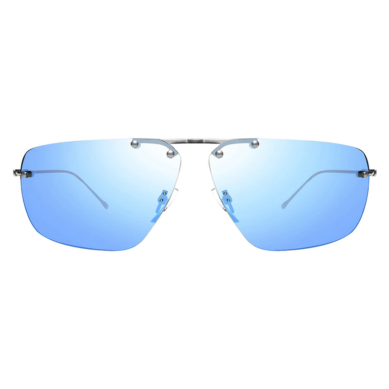 Revo RE 1190 03 BLP AIR 1 Shiny Chrome Blue Water Photo Titanium Man Sunglasses
