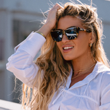 Gafas de sol Revo RE 1216 02 GY Kendall 2 Tortoise Graphite Acetate para mujer