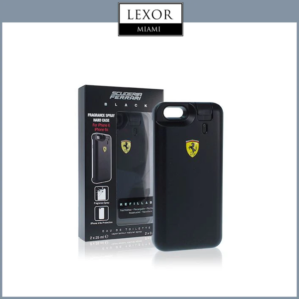 Scuderia Ferrari Black Iphone 6/6S Case with 0.8oz. EDT Spray for Men