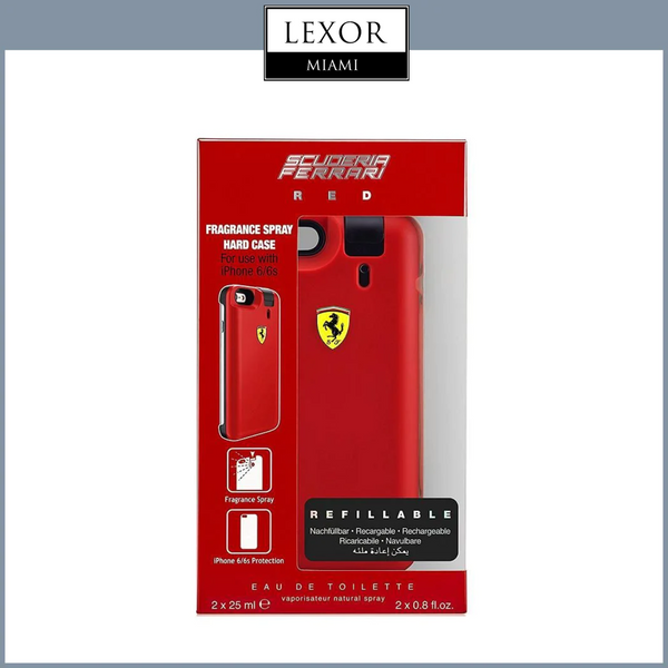 Scuderia Ferrari Red Iphone 6/6S Case with 0.8oz. EDT Spray for Men