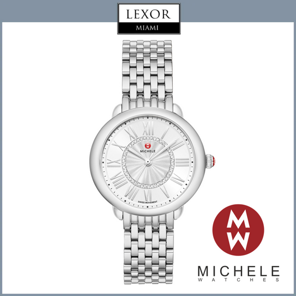 Michele MWW21B000147 Serein Mid Stainless Diamond Dial Watch