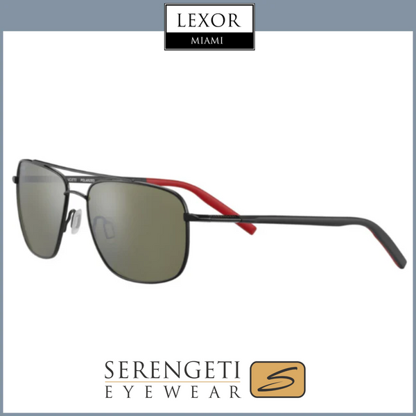 Serengeti 8818 TELLARO Shiny Black Unisex Sunglasses