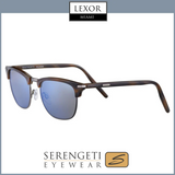 Serengeti 8944 Alray Shiny Wood Grain Dark Gunmetal Metal Unisex Sunglasses