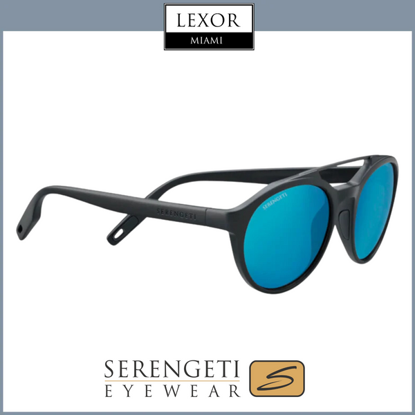 Serengeti LEANDRO Matte Dark Gray - Mineral Polarized 555nm Blue  Sunglasses