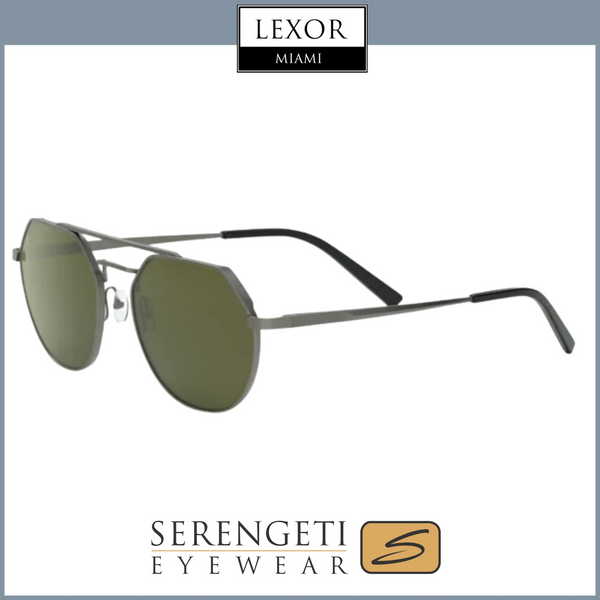Óculos de sol masculinos Serengeti SS533005 SHELBY Matte Gunmetal