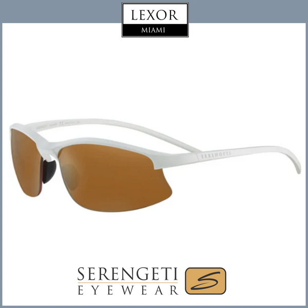 Óculos de sol masculinos Serengeti SS551001 WINSLOW fosco sólido branco