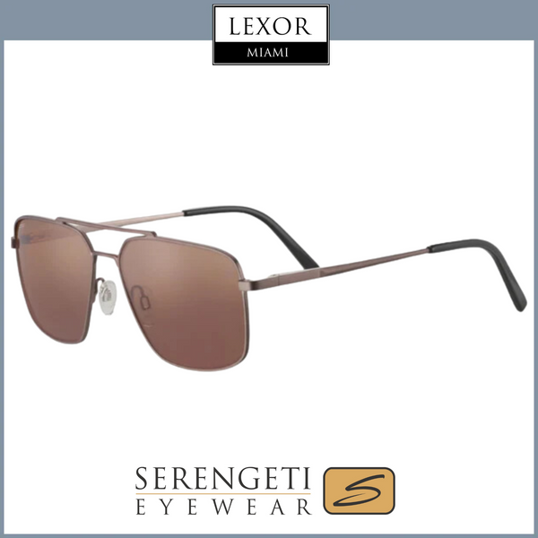Óculos de sol masculinos Serengeti SS554001 AITKIN Bronze escovado