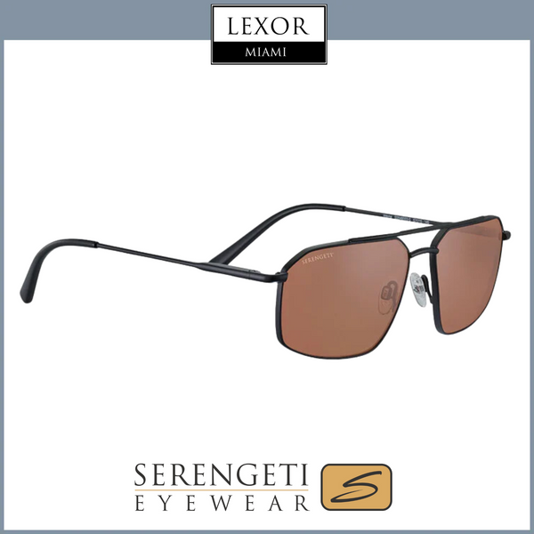 Gafas de sol polarizadas minerales Serengeti WAYNE para conductores en negro mate