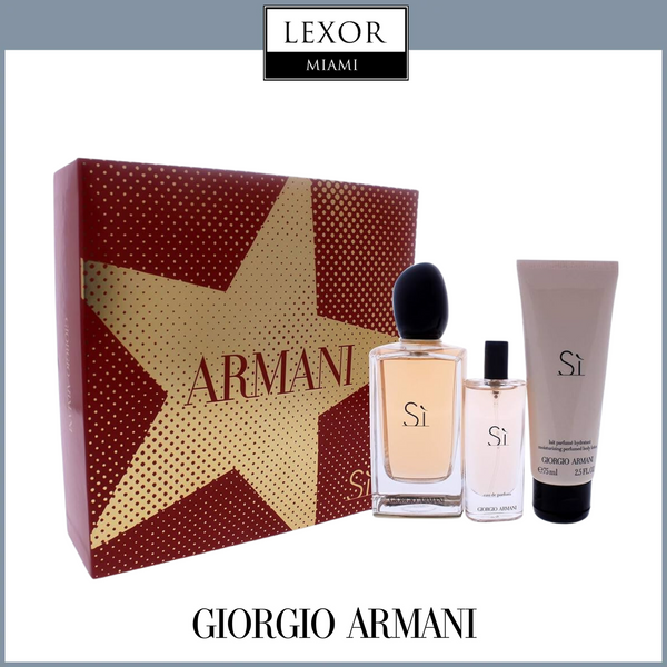 Si by Giorgio Armani Set 3.4 Travel Set Woman