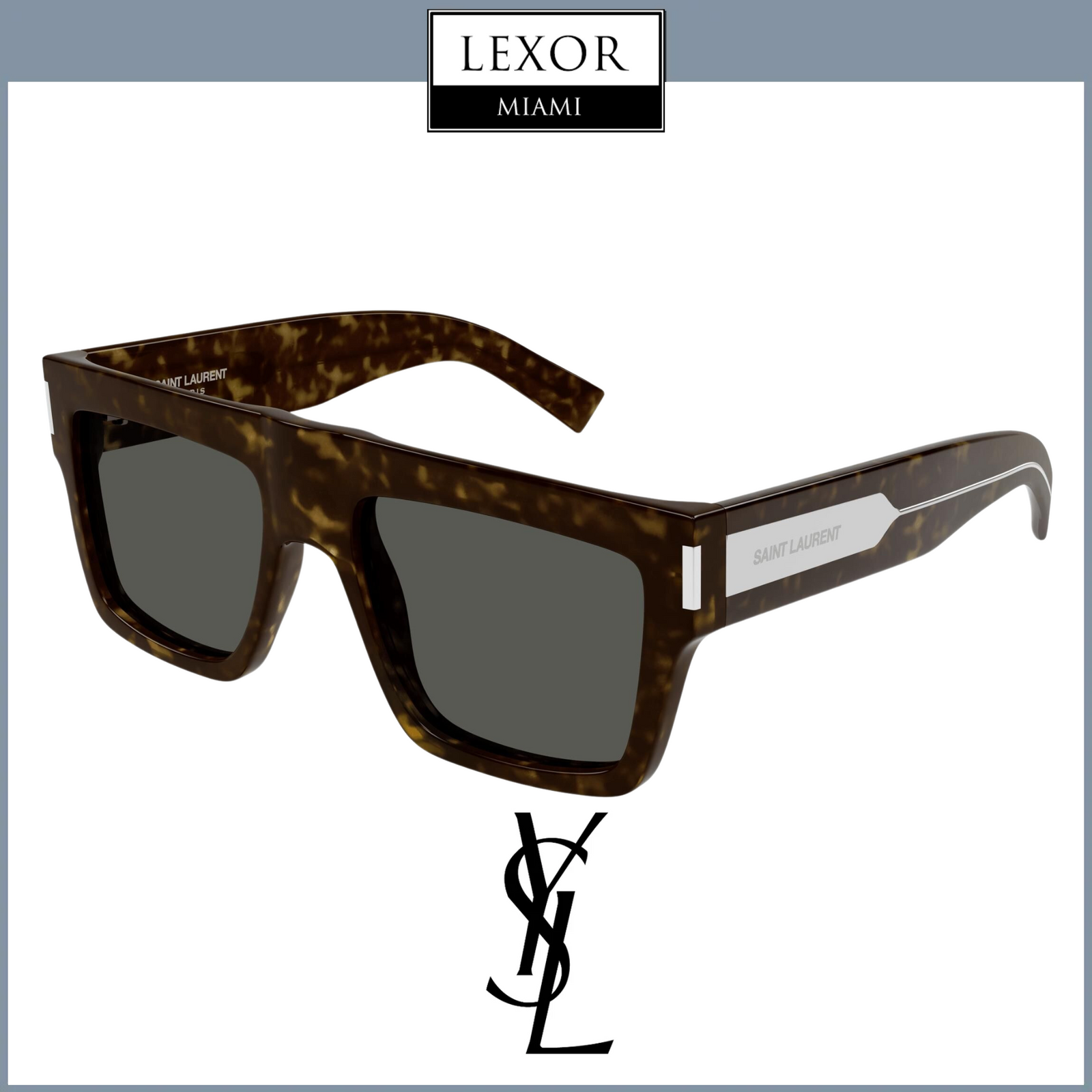 Saint Laurent SL 628-003 55 Sunglass MAN – Lexor Miami Saint Laurent SL 628-003 55 Sunglass MAN – Lexor Miami