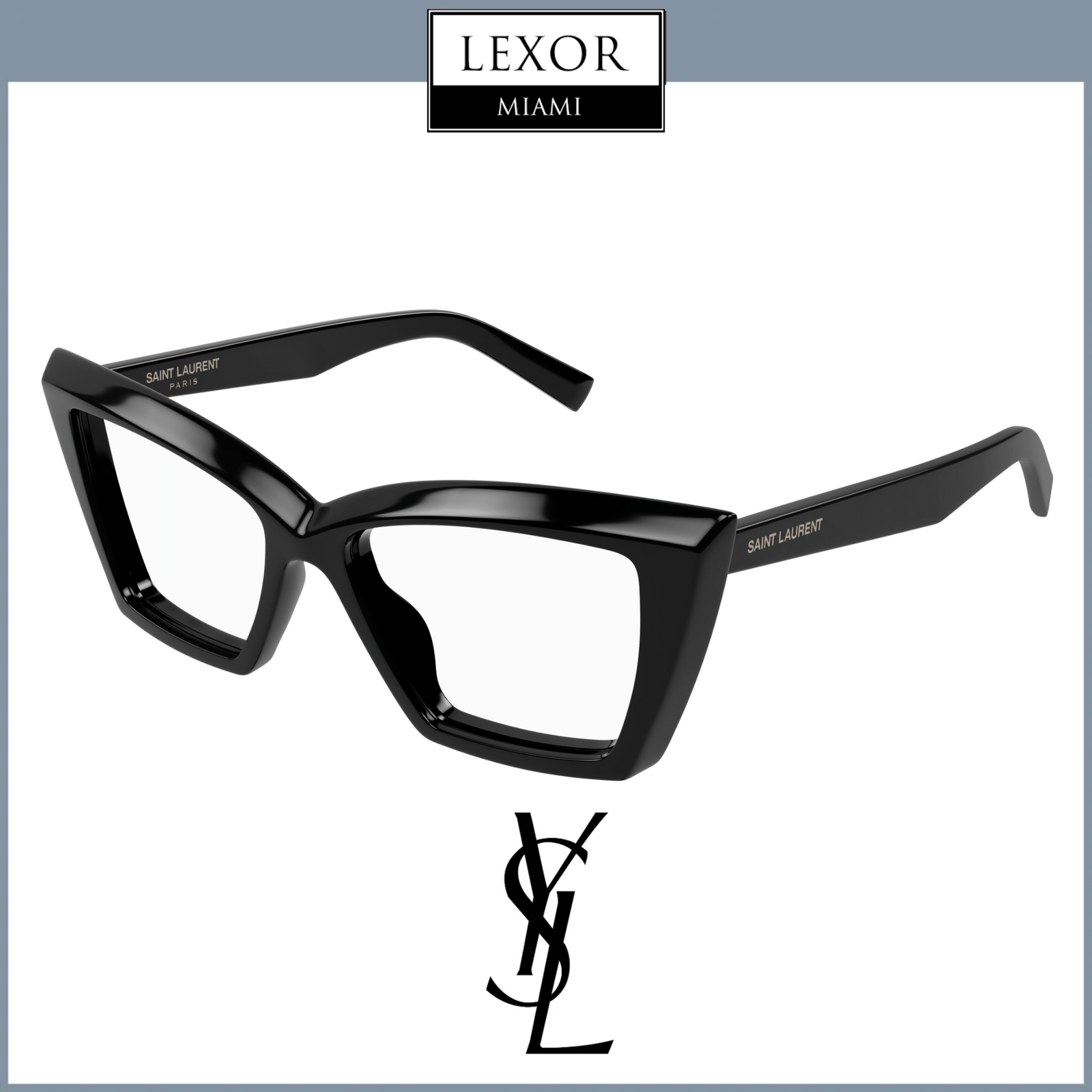 SAINT LAURENT ヴィニル Saint Laurent Optical SL 657 OPT-001 54 upc 889652515861 – Lexor Miami