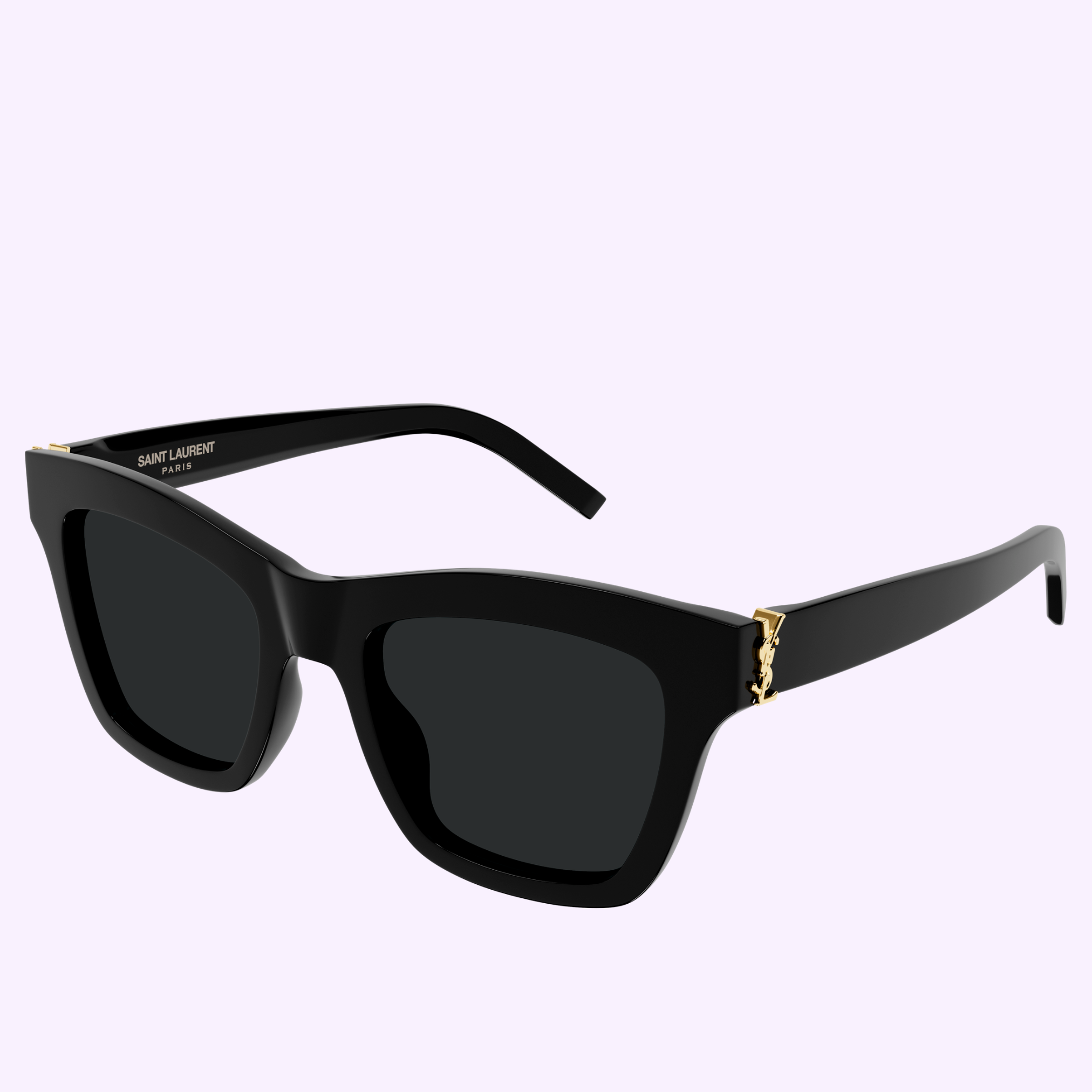 Angle View Saint Laurent Sunglasses SL M156-001 52
