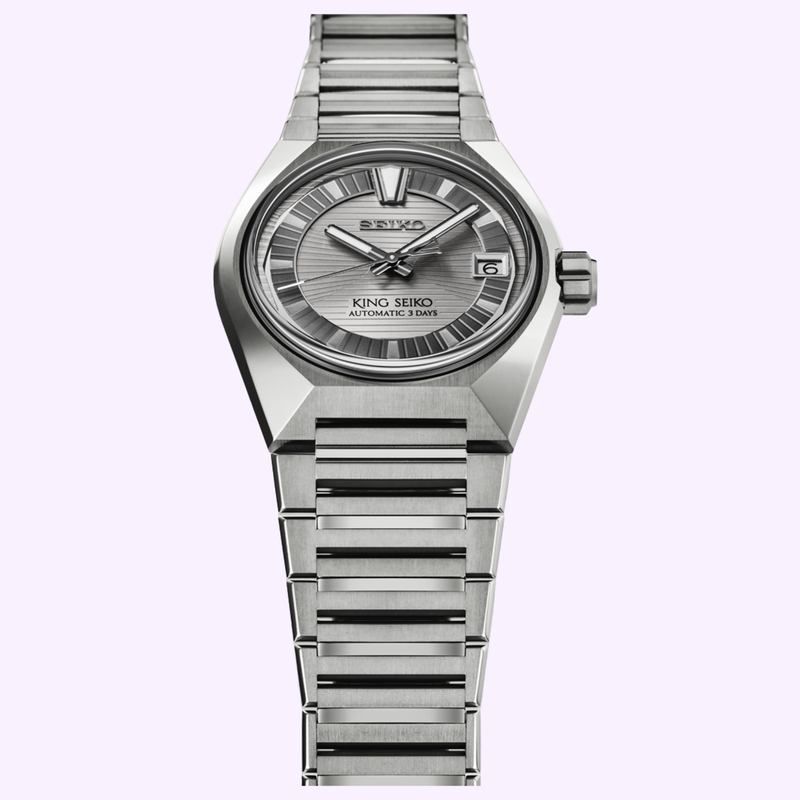 Seiko King Watches VANAC HKF002 titanium watch displayed at Lexor Miami, authorized Seiko dealer in Miami, Florida