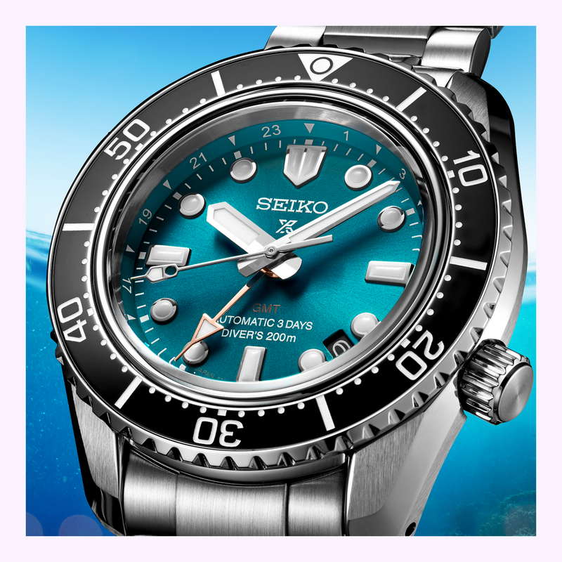 Seiko Luxe Watches 1968 HERITAGE DIVER'S GMT U.S. LIMITED EDITION SPB475