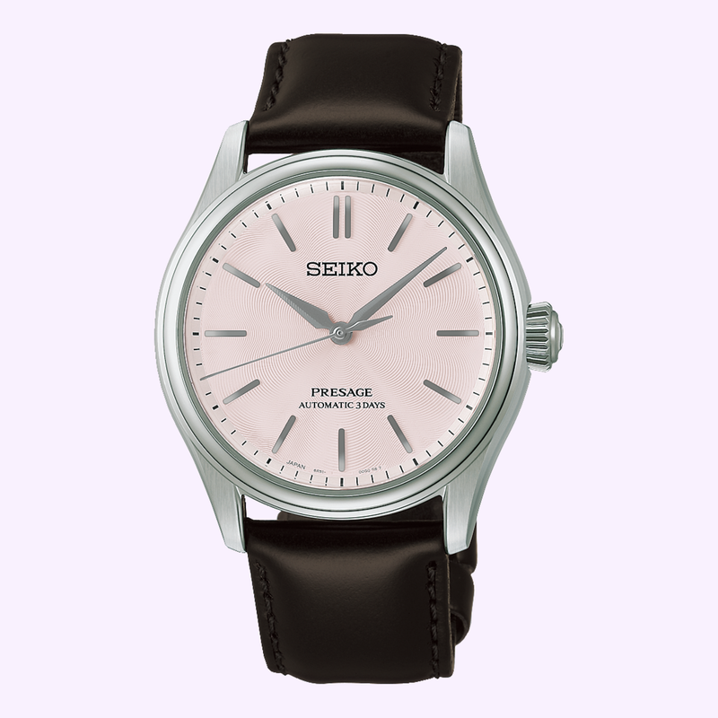 Seiko Presage HCC003J1 automatic watch with sapphire crystal and see-through caseback