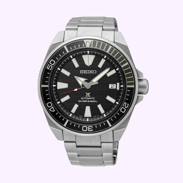 Seiko SRPF03 Prospex Silver Stainless Steel Strap Men Watches