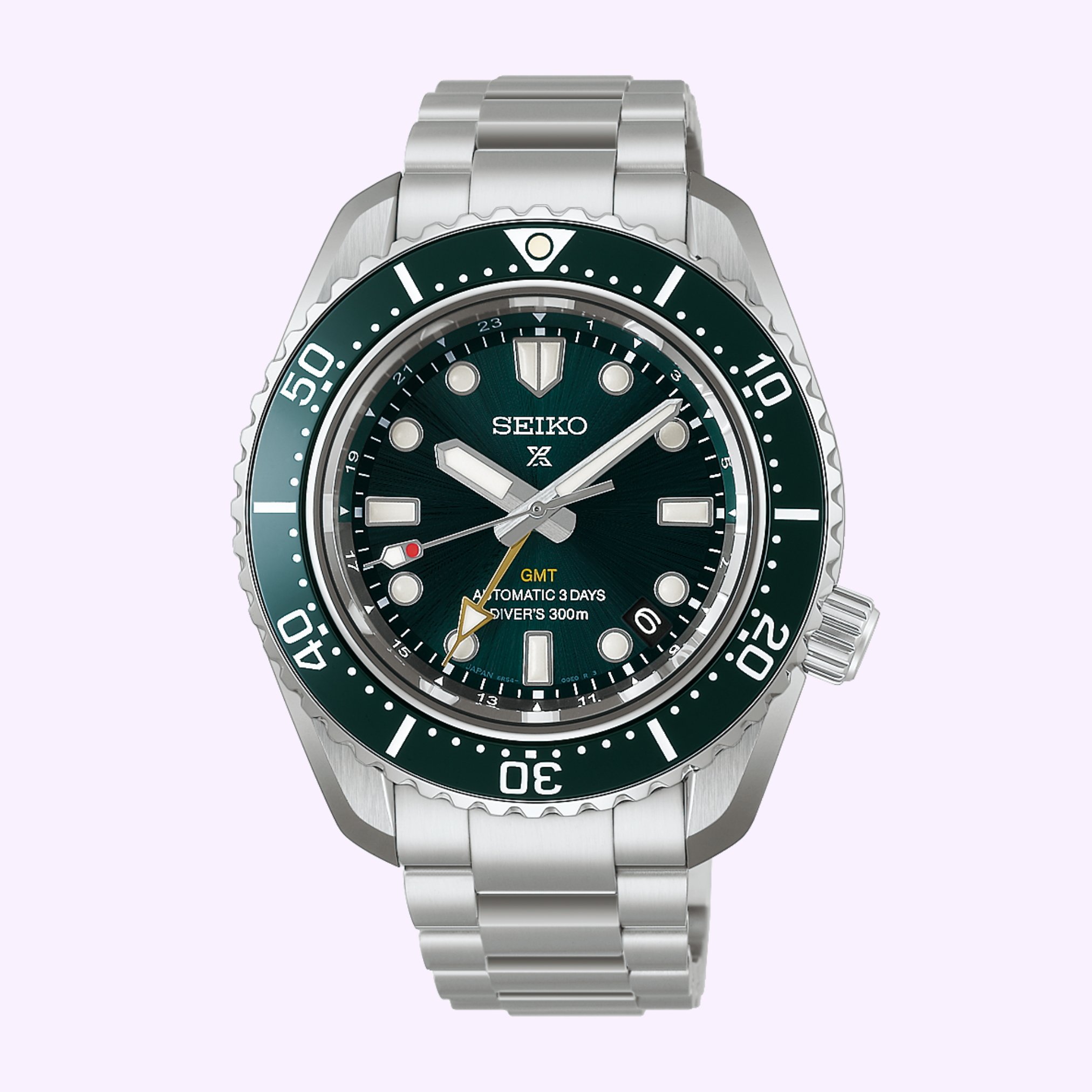 Angle View Seiko Watches PROSPEX 1968 HERITAGE DIVER'S GMT HBC001