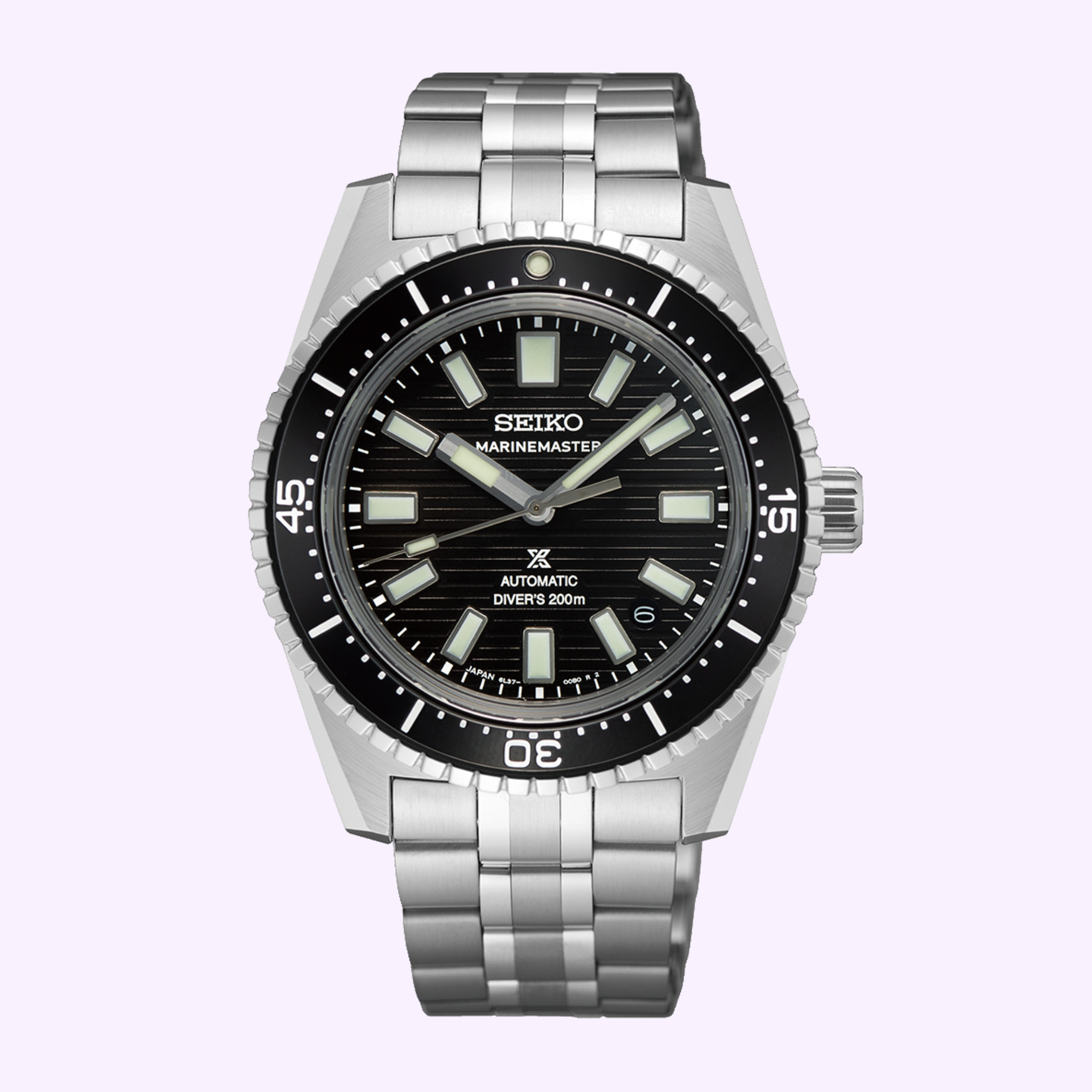 Front View Seiko Watches PROSPEX MARINEMASTER 1965 HERITAGE DIVER'S WATCH SJE101