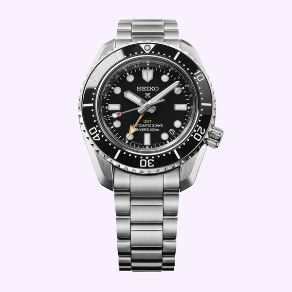 Seiko HBC002 stainless steel bracelet adjustable clasp detail