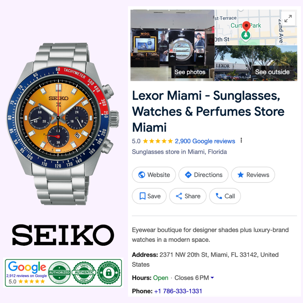 Seiko Watches Prospex SPEEDTIMER SSC947 – Lexor Miami