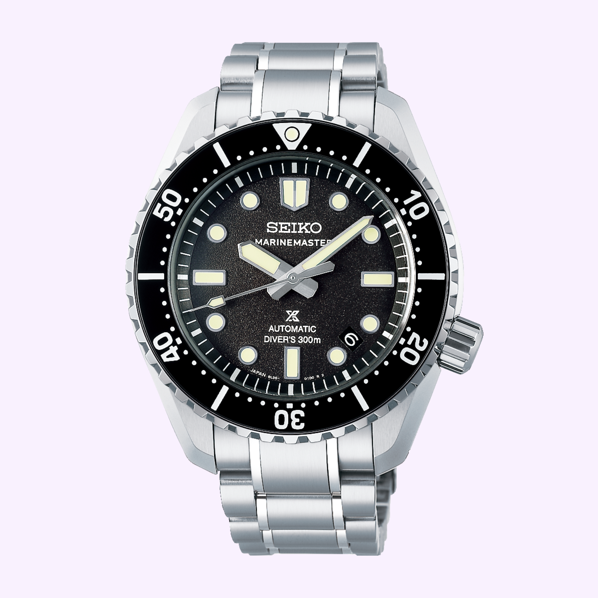 Angle View Seiko Watches Prospex Marinemaster 1968 Heritage Diver's Watch SLA079