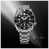 Seiko Prospex Marinemaster SLA079 with curved sapphire crystal and blue textured dial