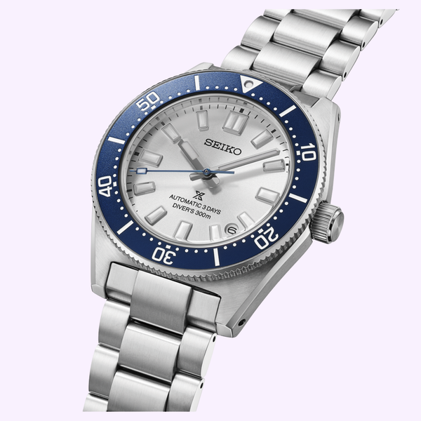 Seiko Prospex HBC005 stainless steel bracelet and case detail