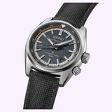 Seiko Watches Prospex Speedtimer Mechanical HBC004 automatic wristwatch with a dark gray dial, silver-tone markers, and a black textured strap.