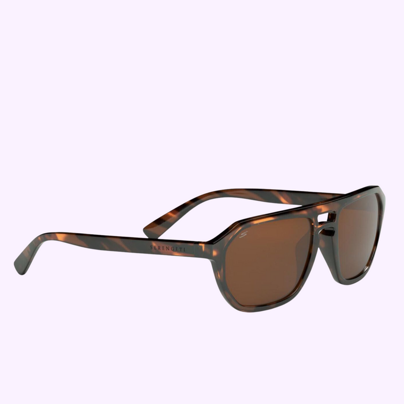 Serengeti SS534002 BELLEMON Shiny Tortoise Unisex Sunglasses