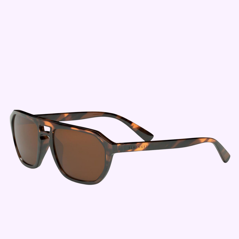 Serengeti SS534002 BELLEMON Shiny Tortoise Unisex Sunglasses