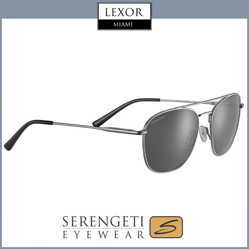 Serengeti Sunglasses CARROLL LARGE Matte Silver SS598003