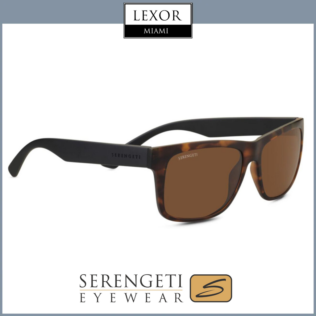 Serengeti Sunglasses POSITANO Matte Tortoise with Matte Black Temples 8982