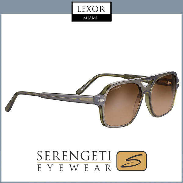 Serengeti Sunglasses MARCO Shiny Crystal Dark Green SS602003