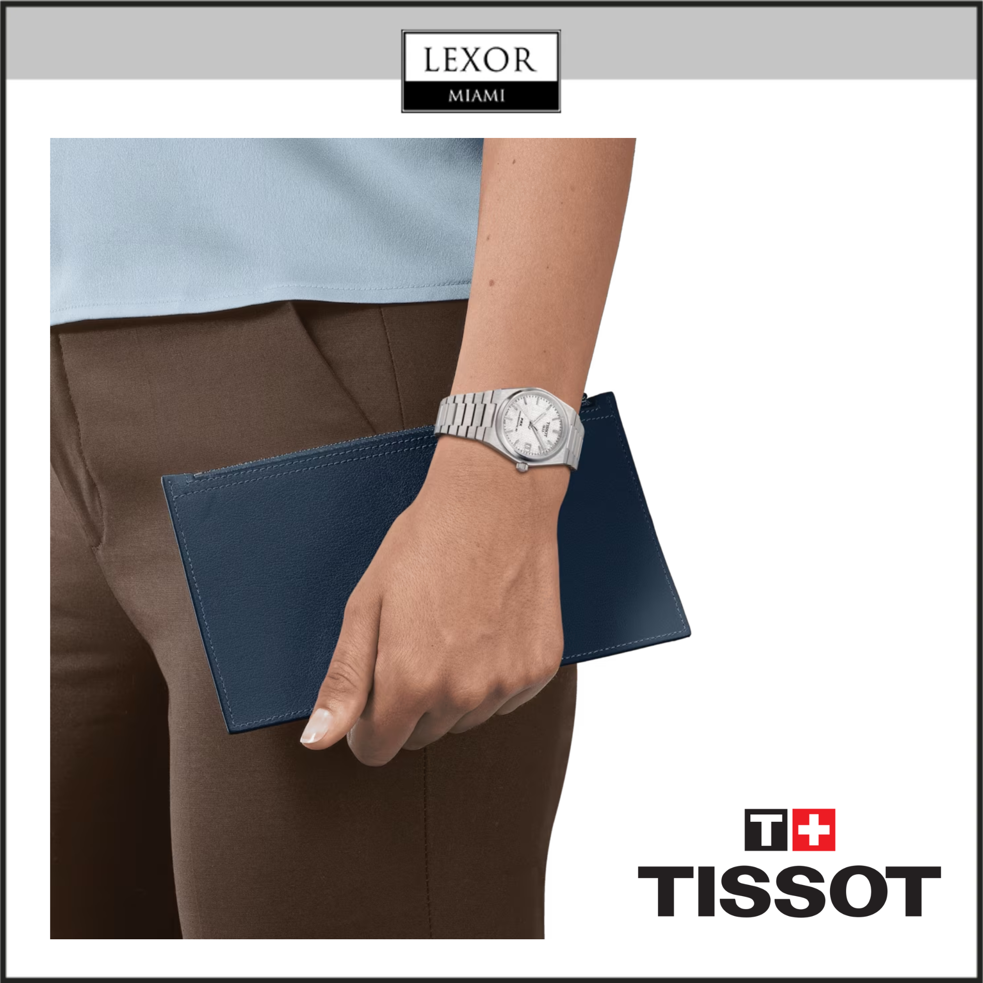 TISSOT T1372071111100 PRX POWERMATIC 80 35MM Watch – Lexor Miami