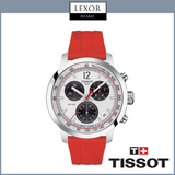 Tissot T1144171703702 PRC 200 Chronograph Red Silicone Strap Men Watches