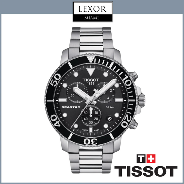 Tissot T1204171105100 Seastar 1000 Chronograph Steel Strap Men Watches