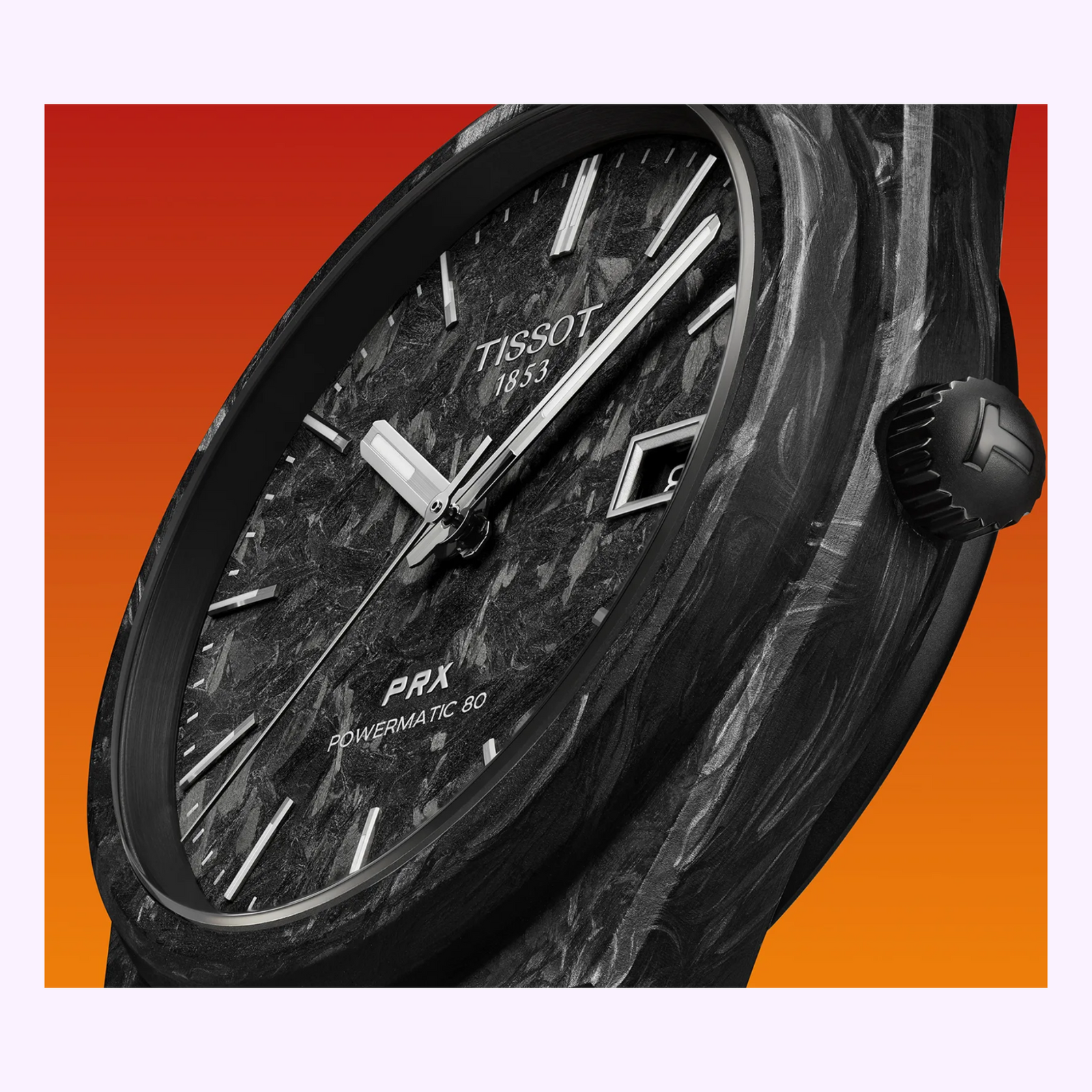Tissot Watches PRX Powermatic 80 40mm Carbon Men T1379079720100