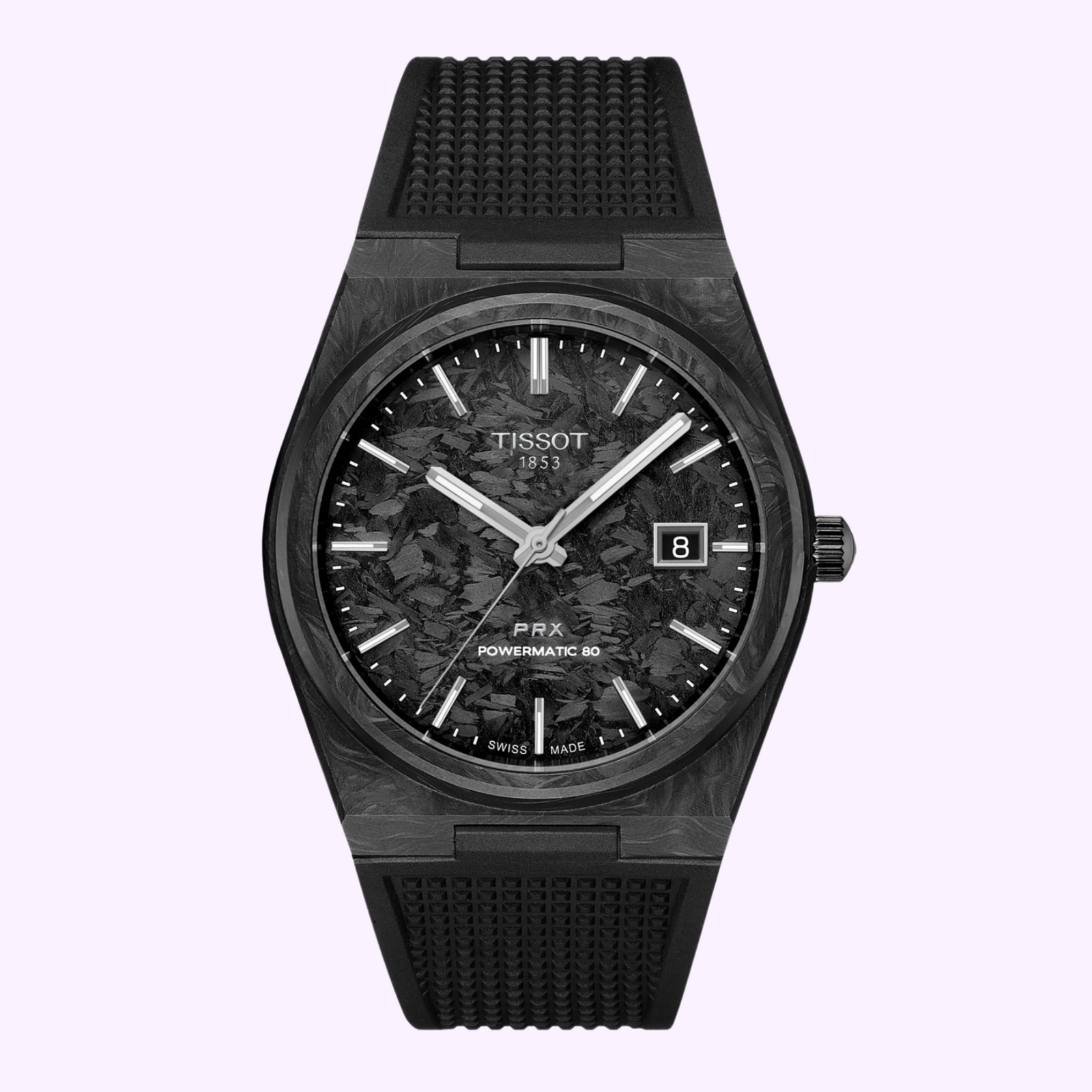 Tissot Watches PRX Powermatic 80 40mm Carbon Men T1379079720100 Tissot Watches PRX Powermatic 80 40mm Carbon Men T1379079720100