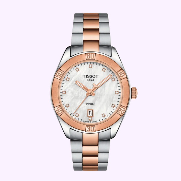 Relojes para mujer Tissot T1019102211600 PR 100 Sport Chic