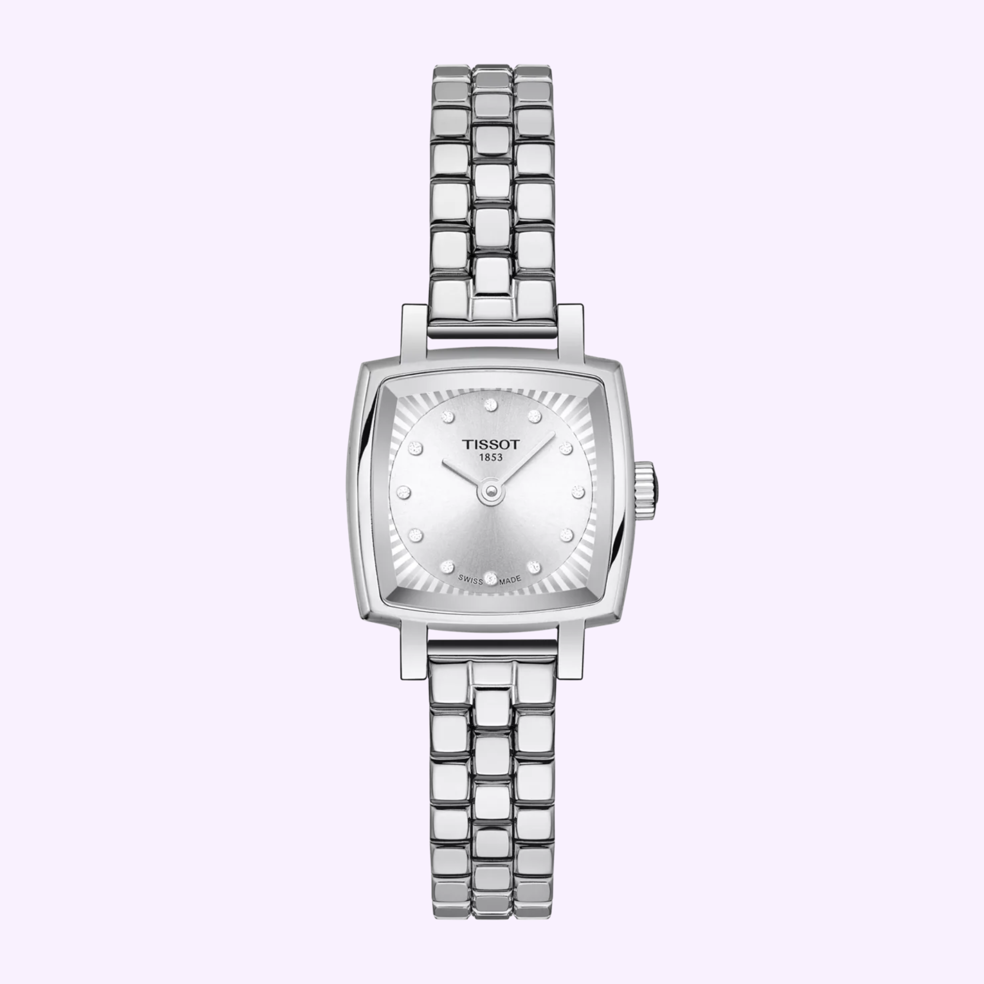 Front View Tissot Watches Lovely Square 20x20mm T0581091103601